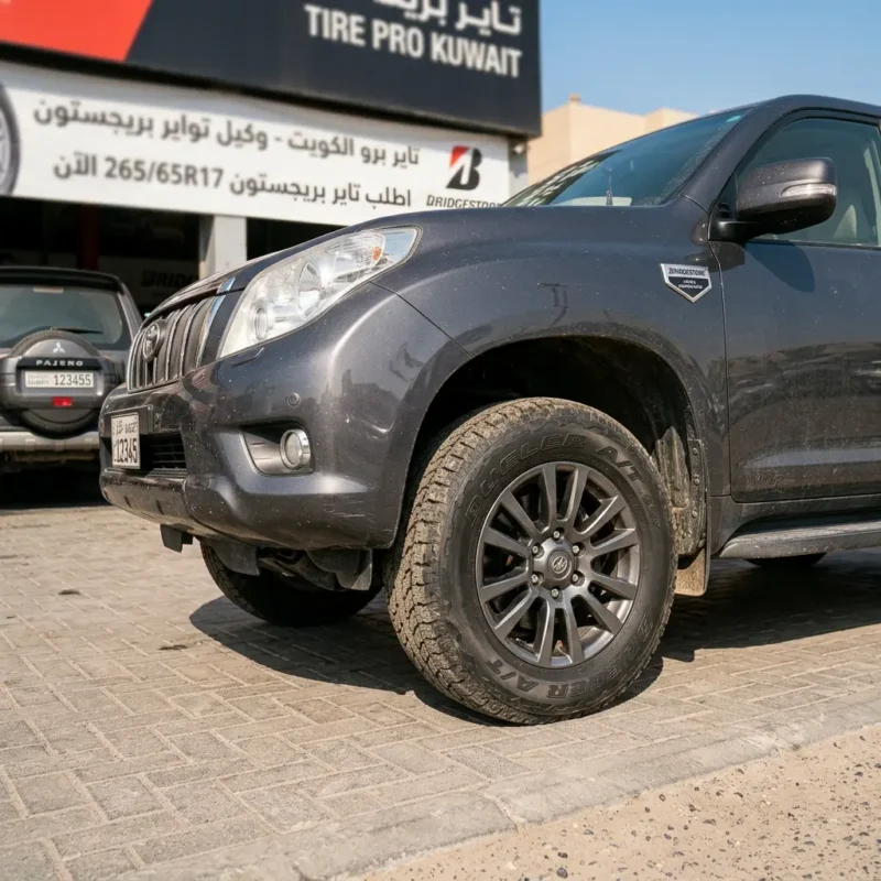 تاير بريجستون 265/65R17 تويوتا برادو وفورتشنر وباجيرو