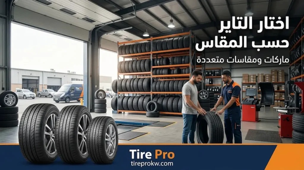 محل تواير الشويخ لبيع الإطارات بمختلف الماركات والمقاسات 6 ماركات ومقاسات تواير متوفرة للطلب في الشويخ