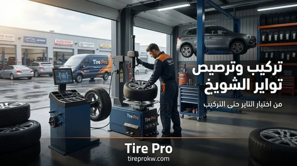 محل تواير الشويخ لبيع الإطارات بمختلف الماركات والمقاسات 7 تركيب وترصيص التواير في الشويخ من Tire Pro